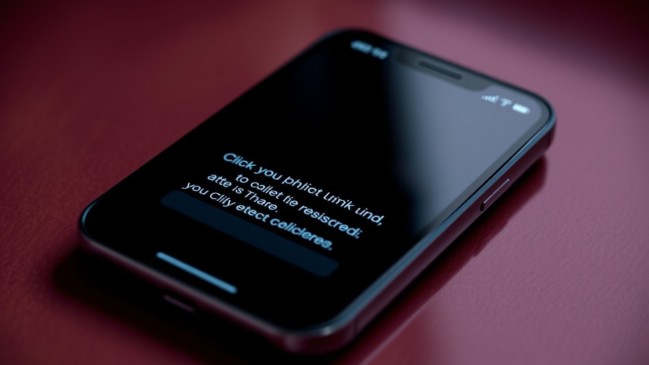 Esempio di notifica da atacco phishing