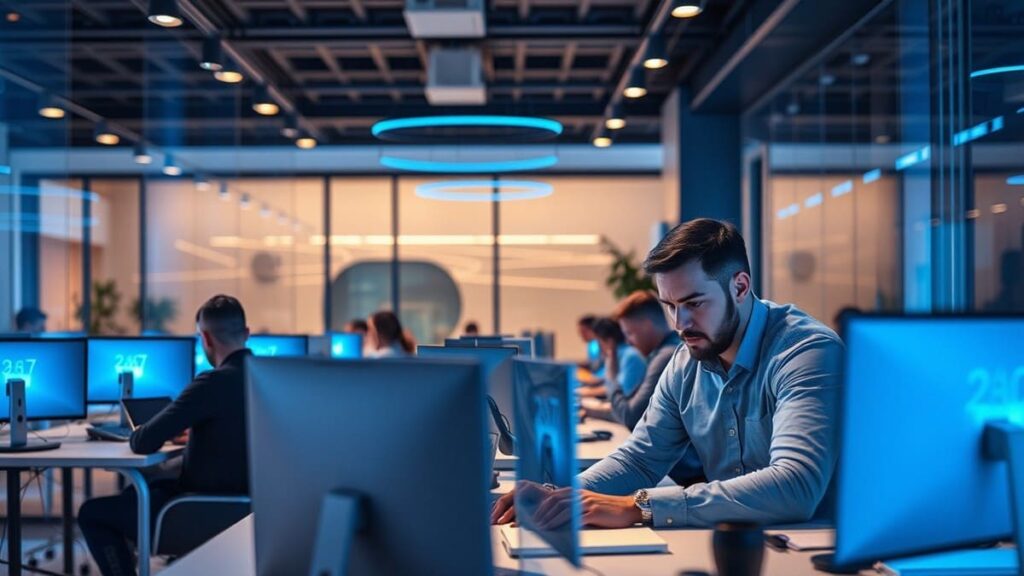 Azienda che adotta misure di cyber security durante la trasformazione digitale Azienda che adotta misure di cyber security durante la trasformazione digitale