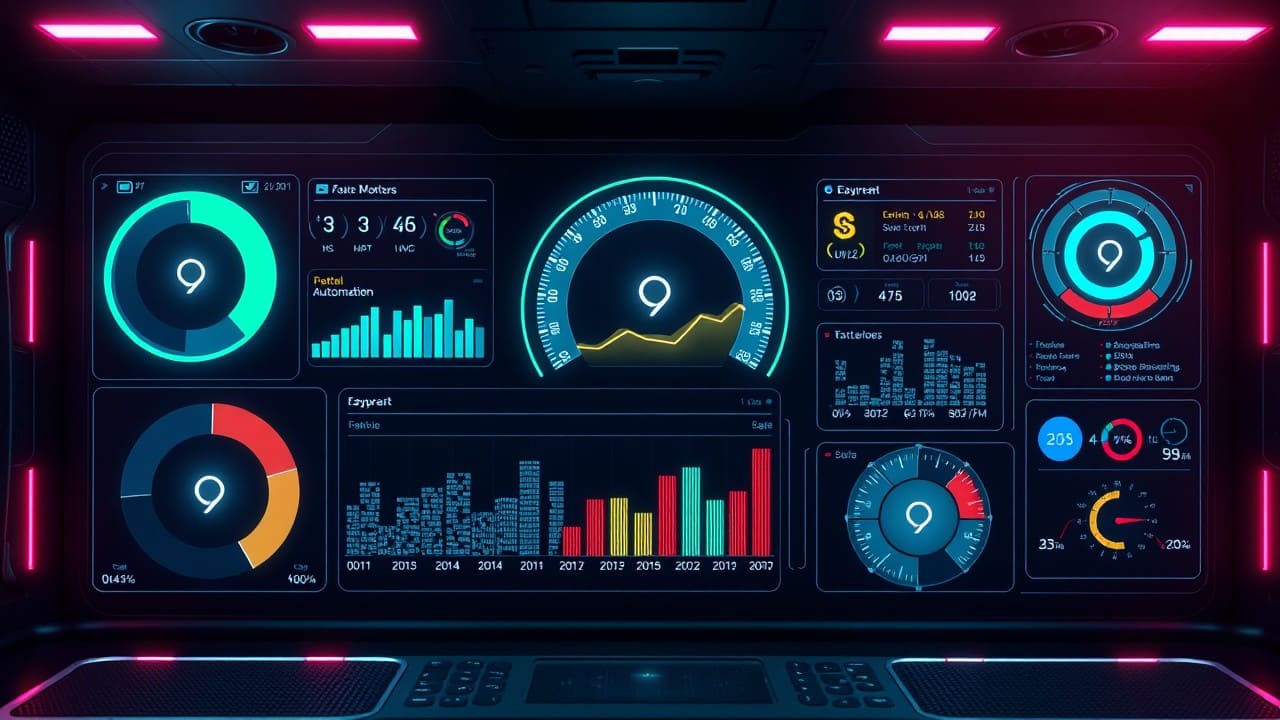 Automazione della sicurezza: una dashboard in azione. Dashboard di automazione della sicurezza informatica in un’azienda.